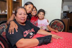 Lupe Chavez Lupe Chavez with her daughters.
