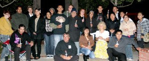 04.April.3 Protest and vigil at community college in North County: Palomar College students celebrate Cesar Chavez following their own legacy to fight for the Dream Act. By America Barcelo-Feldman. SAN MARCOS — With a 24 hour fast, a quiet protest, and an all night vigil, Palomar College students commemorated and honored the farm workers’ leader Cesar Chavez.