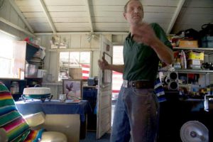 A Food Pantry Feeds Hungry People Next to the Border
