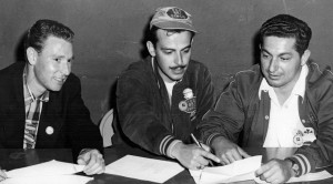 Hank in 1959 at an organizing meeting