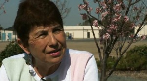 Retired teacher Josie Hamada  was the face of determination as she fought to save the Cherry Tree Garden she and her husband had cultivated over the years.