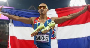 Felix Sanchez won the Laureus Comeback Athlete of the year award this month in Brazil. 
