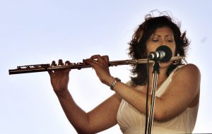 Grupo Cha Cha is led by classically trained, jazz-loving flute and sax player Lise Gilly.