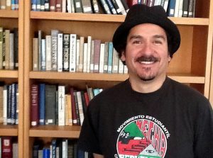 Elias Serna, a Ph.D. candidate in English, is the first UCR student to win the National Collegiate Book Collecting Contest.