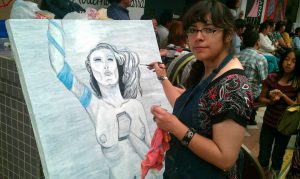 Giovanna Perales Maestra de pintura imparte Taller “Del Sentimiento al Lienzo”