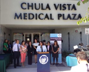 Dr. Maria Carriedo-Ceniceros, vice-president and chief medical officer, welcomes the community to the new clinic.