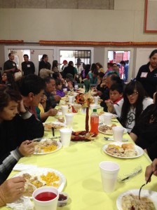 There was plenty of food for all to enjoy, provided by Casa Familiar volunteers.