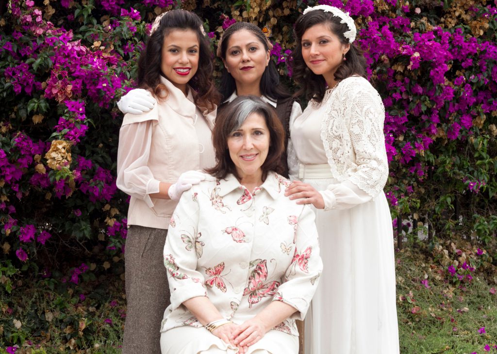Butterflies; front row, Cataliva Maynard, back row, Jacqueline Lopez, Sandra Ruiz, Elisa Gonzalez. Photo: Daren Scott