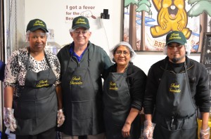 Personajes, Tamales Frescos. Pictured left to right — Freda Chaban; Mark Day, Lupe Acevedo and Eduardo Gomez.