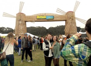 El lugar mas concurrido para tomarse una foto en el Outside Lands Festival. Foto por Eduardo Stanley
