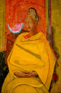 Rufino Tamayo, Retrato de Olga, 1964, oil on canvas. Collection of Museo Tamayo Arte Contemporáneo, INBA-CONACULTA. © Tamayo Heirs/Mexico/Licensed by VAGA, New York, NY. © Tamayo Heirs/Mexico/Licensed by VAGA, New York, NY. 