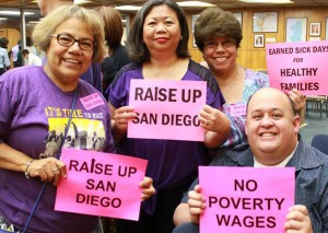 Employees of San Diego have a lot to smile with the adopted wage increase. Courtesy: Raise Up San Diego