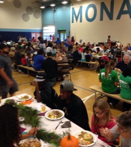 Monarch School and Project:Connect celebrated the 10th Annual Thanksgiving Dinner & Harvest Festival where over 500 homeless students and families gathered for what has become Monarch’s largest and most anticipated event of the year.