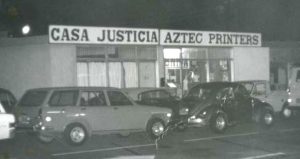 Aztec Printers on Highland Avenue in National City, home to the Chicano movement in San Diego.