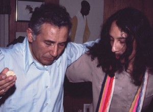 Artists Guillermo Acevedo with his son Mario Torero.