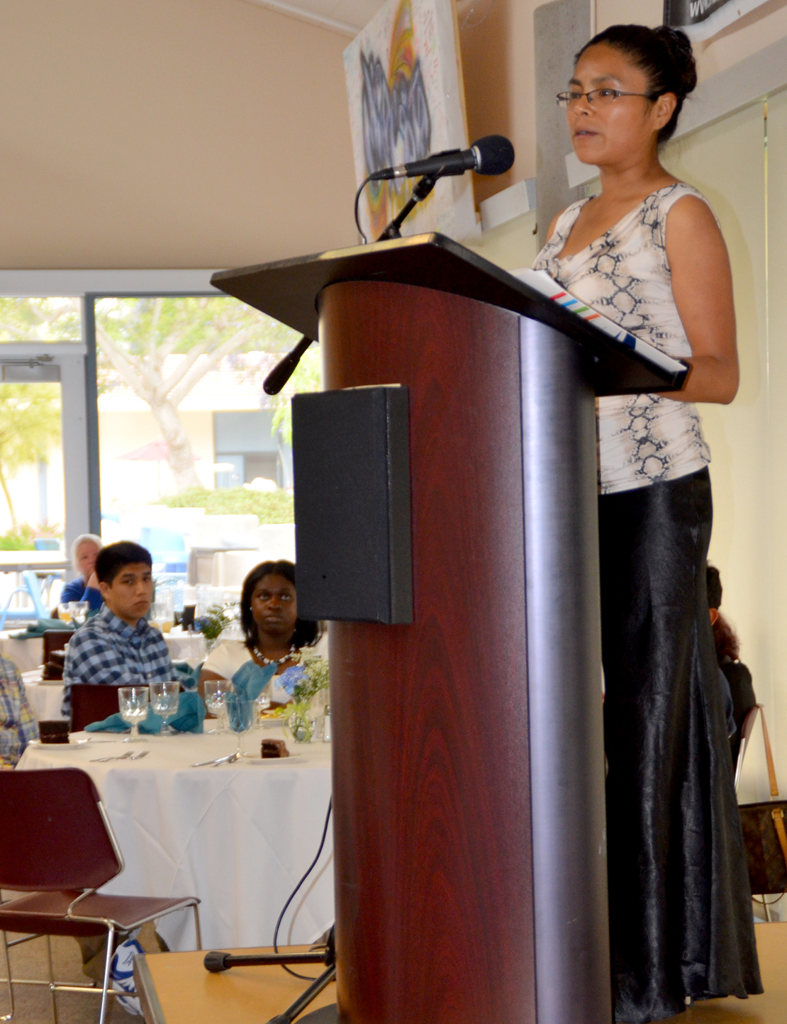 Juana Reyes, is one EOPS student who won an scholarship in 2015.