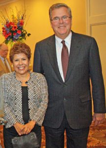 Jeb and Columba Bush