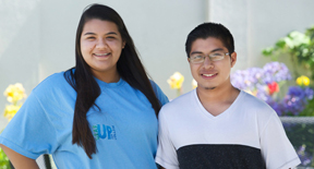 Yadira Cerda and Luis Flores first in their families to attend college thanks to GEAR UP.