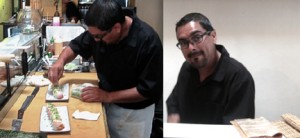 Martín Hernandez, Sushi chef at California Sushi.