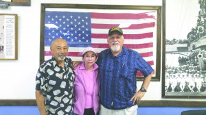 Left to right: Jaime Yancey, Nani Yancey, and John Crispin.