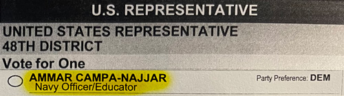 Campa-Najjar ballot