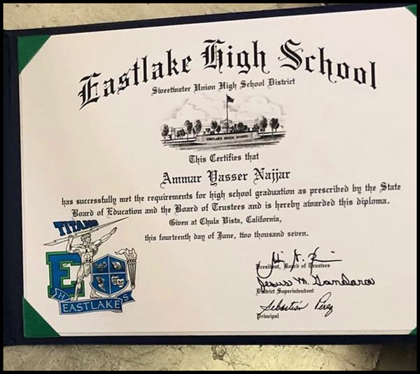 Campa-Najjar HS diploma