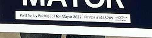Sign disclosure