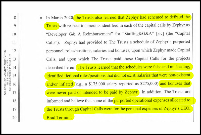 Termini lawsuit
